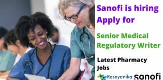 Medical Regulatory Writer at Sanofi