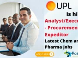 Analyst/Executive - Procurement Expeditor