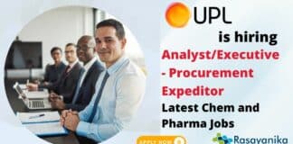 Analyst/Executive - Procurement Expeditor