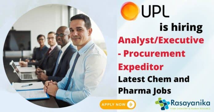 Analyst/Executive - Procurement Expeditor