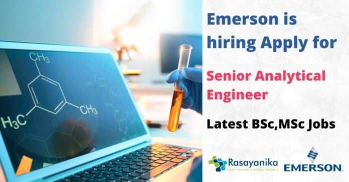 Senior Analytical Engineer at Emerson