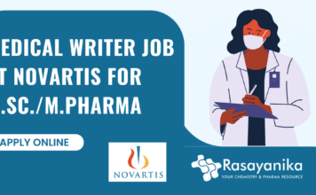 Medical Writer Job At Novartis for M.Sc./M.Pharma – Apply Online Medical Writer Job At Novartis for M.Sc./M.Pharma - Apply Online