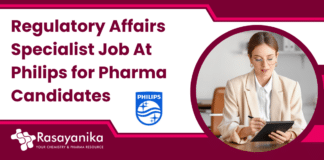 Regulatory Affairs Specialist Job At Philips for Pharma Candidates