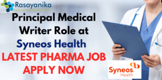 Principal Medical Writer Role