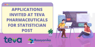 Applications Invited At Teva Pharmaceuticals for Statistician Post