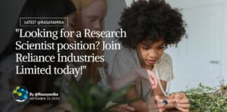 Chemistry Jobs Reliance Industries Limited - PhD Apply Online