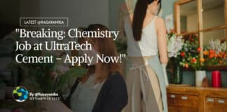 "Breaking: Chemistry Job at UltraTech Cement - Apply Now!"