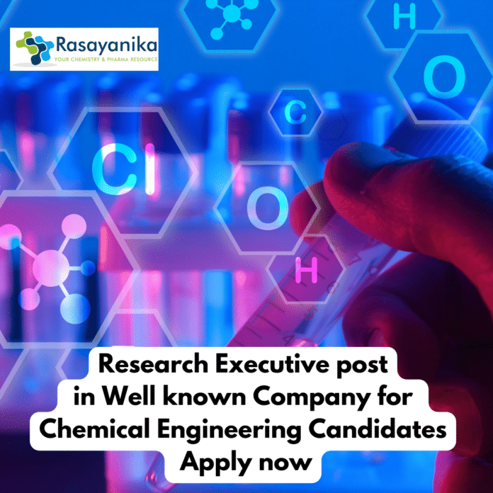Unilever BSc Chemistry Job - Chemical Engineering Candidates Apply