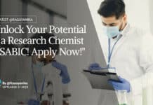 SABIC Bsc Msc Chemistry