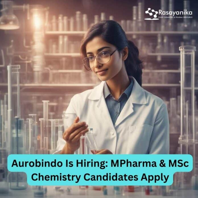 Aurobindo Is Hiring