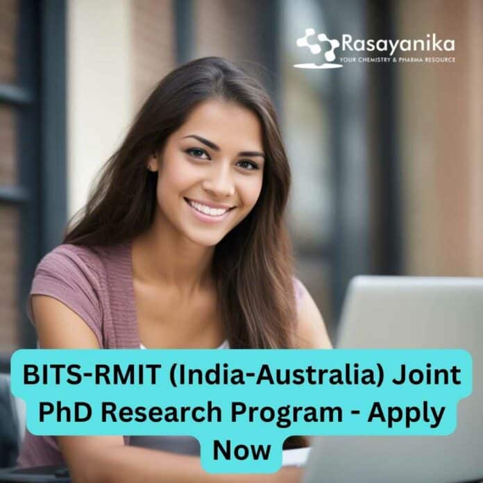 BITS-RMIT (India-Australia) Joint PhD