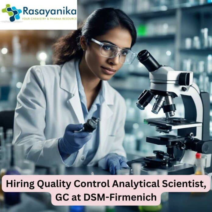 Quality Control Analytical Scientist
