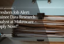 "Freshers Job Alert: Trainee Data Research Analyst at Makrocare - Apply Now!"