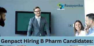 Genpact Hiring BPharm Candidates