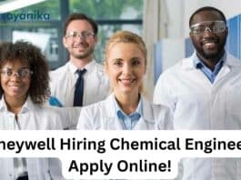Honeywell Hiring Chemical Engineers