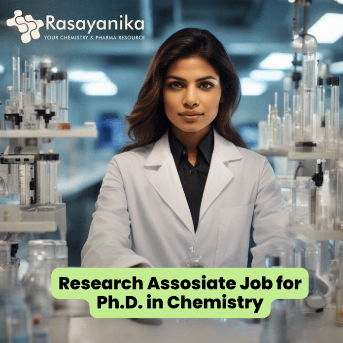 Research Assosiate Job for Ph.D. in Chemistry at IISER Kolkata 