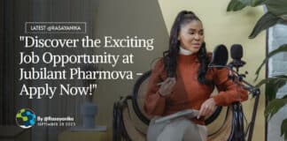 "Discover the Exciting Job Opportunity at Jubilant Pharmova - Apply Now!"