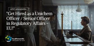 "Get Hired as a Unichem Officer / Senior Officer in Regulatory Affairs - EU!"
