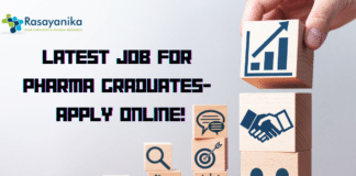 Latest Job for Pharma Graduates