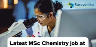 Sherwin Williams job for Chemistry