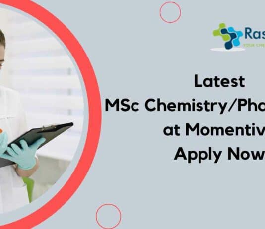 Chemistry/Pharma job at Momentive
