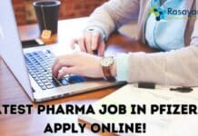 Pfizer Hiring Pharma Graduates