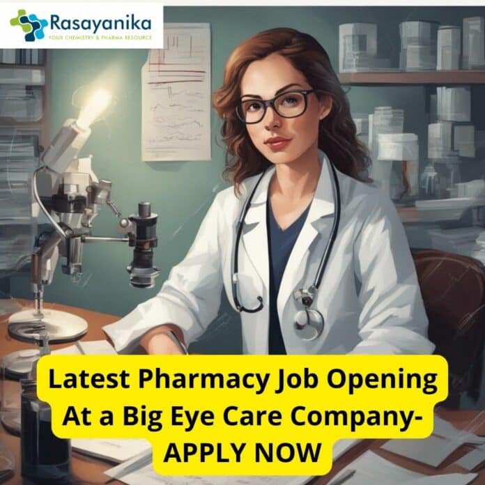 Latest Pharmacy Job