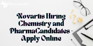 Novartis Hiring Chemistry and Pharma