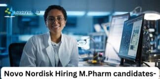 Novo Nordisk Hiring M.Pharm