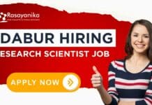 Dabur Pharma Research Job - Research Scientist New Vacancy