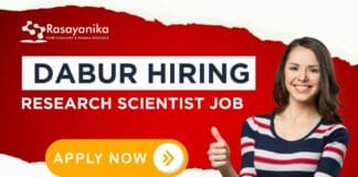 Dabur Pharma Research Job - Research Scientist New Vacancy
