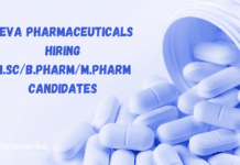 Teva Hiring B.Pharm/M.Pharm