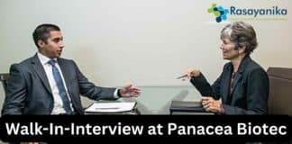 Walk-in-Interview for Pharma