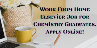 WFH Chemistry Jobs at Elsevier - Apply Online!