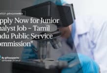 "Apply Now for Junior Analyst Job - Tamil Nadu Public Service Commission"