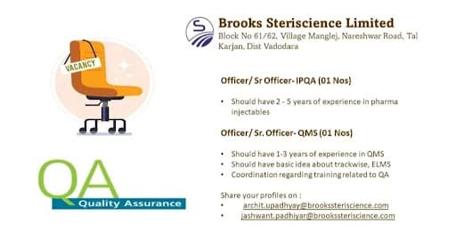 Latest Quality Assurance Job