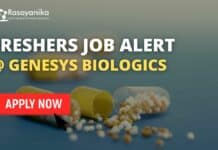 Pharma Freshers Job in Formulation