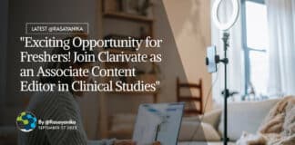 "Exciting Opportunity for Freshers! Join Clarivate as an Associate Content Editor in Clinical Studies"