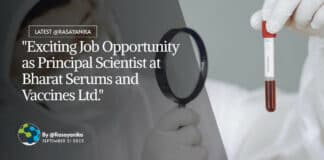 "Exciting Job Opportunity as Principal Scientist at Bharat Serums and Vaccines Ltd."