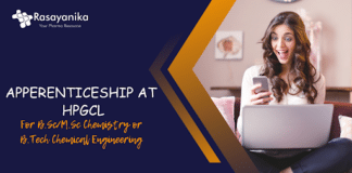 BSc/MSc Chemistry Apprenticeship @ HPGCL - Applications Invited