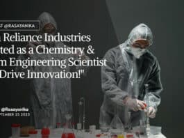 Chemistry & Chem Engineering Scientist at Reliance Industries Limited