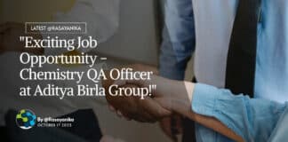Chemistry QA Job Recruitment at Aditya Birla Group - Apply Now!