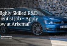 "Highly Skilled R&D Scientist Job - Apply Now at Arkema!"