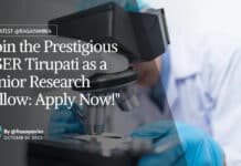 "Join the Prestigious IISER Tirupati as a Junior Research Fellow: Apply Now!"