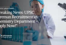 UPSC Chem Engg & Chemistry Recruitment