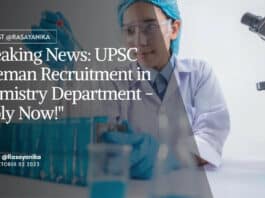 UPSC Chem Engg & Chemistry Recruitment