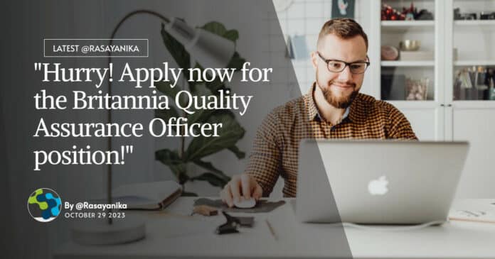 Latest Britannia Chemistry Job