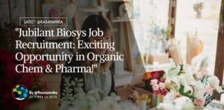 "Jubilant Biosys Job Recruitment: Exciting Opportunity in Organic Chem & Pharma!"