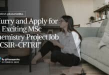 CSIR-CFTRI MSc Chemistry Project Job - Apply Online