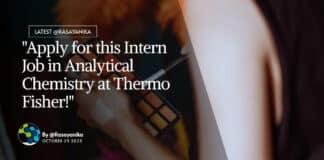 "Apply for this Intern Job in Analytical Chemistry at Thermo Fisher!"